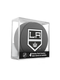 NHL Los Angeles Kings Hockey Puck Drink Coasters (4-Pack) In Cube