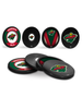 <transcy>Sous-verres NHL Minnesota Wild Hockey Puck (paquet de 4) en cube</transcy>