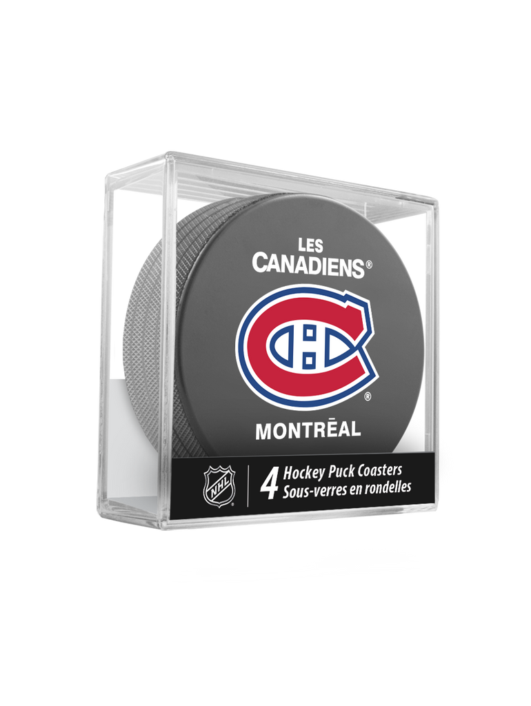 <transcy>Sous-verres NHL Canadiens de Montréal Hockey Puck (paquet de 4) en cube</transcy>