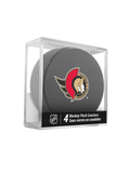 NHL Ottawa Senators Hockey Puck Drink Coasters (4-Pack) In Cube