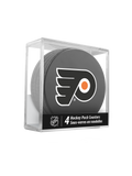 NHL Philadelphia Flyers Hockey Puck Drink Coasters (4-Pack) In Cube