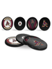 NHL Arizona Coyotes Hockey Puck Drink Coasters (4-Pack) In Cube