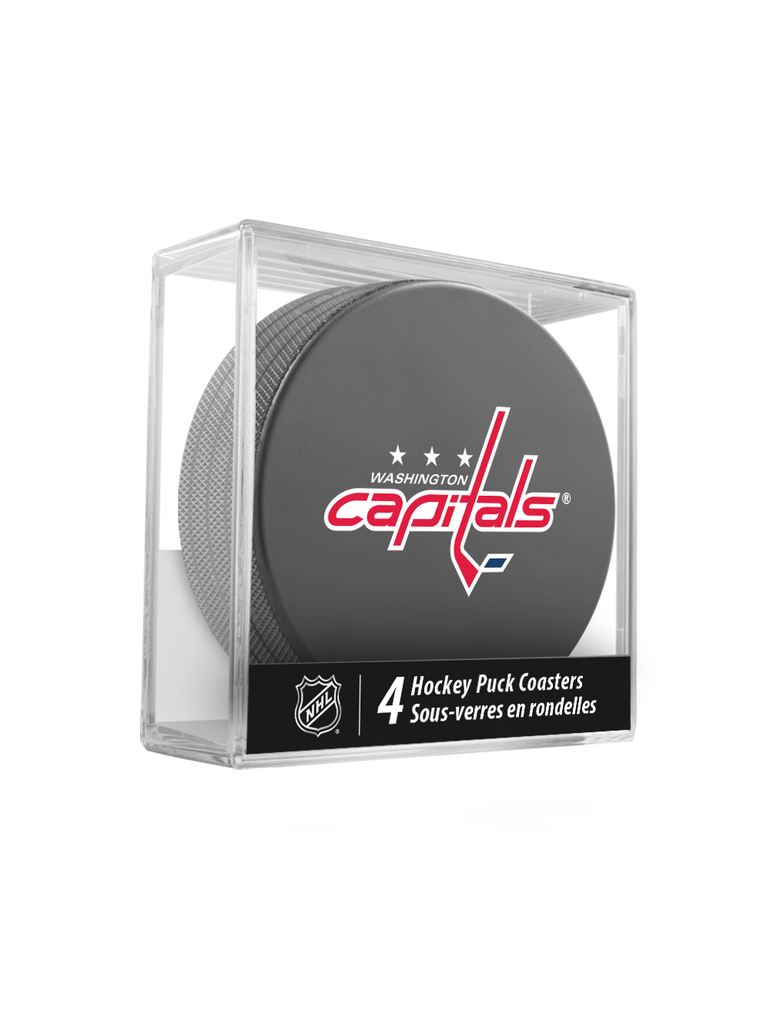 <transcy>Sous-verres NHL Washington Capitals Hockey Puck (paquet de 4) en cube</transcy>