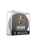 NHL Vegas Golden Knights Hockey Puck Drink Coasters (4-Pack) In Cube