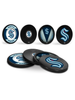 <transcy>NHL Seattle Kraken Hockey Puck Sous-verres (paquet de 4) en cube</transcy>