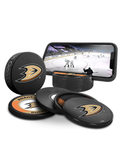 <transcy>Pack de 3 Fans Ultimes des Ducks d'Anaheim de la LNH. Comprend : 1 rondelle de hockey souvenir classique officielle de la LNH / 4 sous-verres / 1 support pour appareil multimédia</transcy>