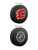 NHL Calgary Flames Ultimate Fan 3-Pack. Includes: 1 NHL Official Classic Souvenir Hockey Puck / 4 Coasters / 1 Media Device Holder