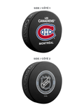 <transcy>Pack de 3 Fans Ultimes des Canadiens de Montréal de la LNH. Comprend : 1 rondelle de hockey souvenir classique officielle de la LNH / 4 sous-verres / 1 support pour appareil multimédia</transcy>