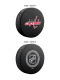 NHL Washington Capitals Ultimate Fan 3-Pack. Includes: 1 NHL Official Classic Souvenir Hockey Puck / 4 Coasters / 1 Media Device Holder