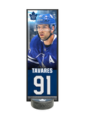 <transcy>NHLPA John Tavares #91 Toronto Maple Leafs Deco Plaque Et Ensemble De Support De Rondelle De Hockey</transcy>