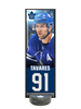 <transcy>NHLPA John Tavares #91 Toronto Maple Leafs Deco Plaque Et Ensemble De Support De Rondelle De Hockey</transcy>