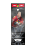 <transcy>NHLAA Alumni Bobby Hull Chicago Blackhawks Plaque Deco Et Ensemble De Support De Rondelle De Hockey</transcy>