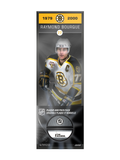 <transcy>NHLAA Alumni Raymond Bourque Boston Bruins Plaque Deco Et Ensemble De Support De Rondelle De Hockey</transcy>