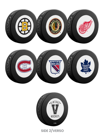 Inglasco Inc. Hockey Equipment - Toronto Maple Leafs Logo Puck