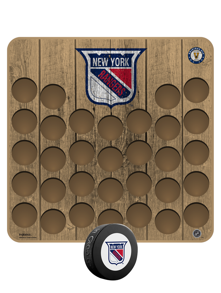 Lids New York Rangers 2023 Stanley Cup Playoffs Hockey Puck - Blue