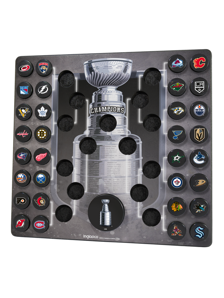 NHL Official Stanley Cup Bracket Mini Puck Wall Plaque. – Inglasco Inc.