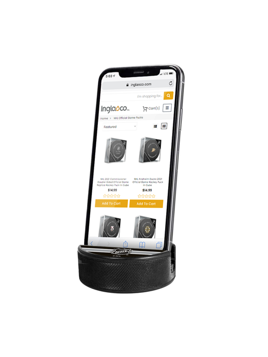 Support d'appareil multimédia pour rondelle de hockey NHL Seattle Kraken